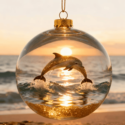 🔥🔥Laatste dag 49% korting - 2026 Wildlife Wonders Collection Kristallen Glazen Ornament