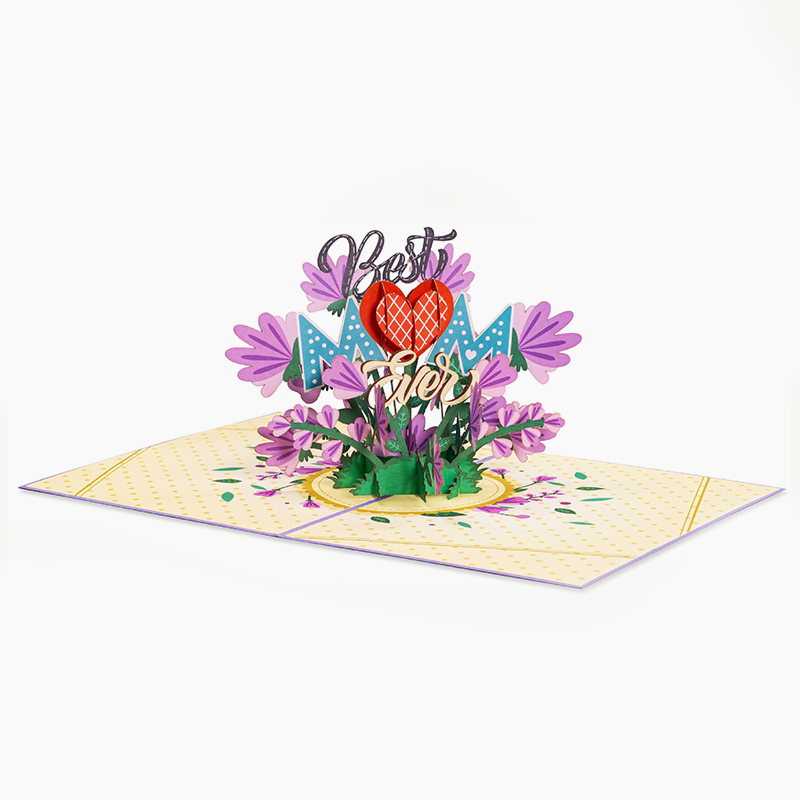 3D-wenskaart voor Moederdag