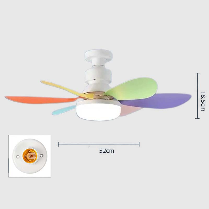 🌟 Zesbladige Ventilatorlamp — Breng comfort en verkoeling in elke ruimte! 🌿