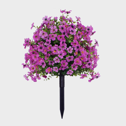Kunstmatige Eucalyptus en Viooltjes Grondstekers Bloemdecorati