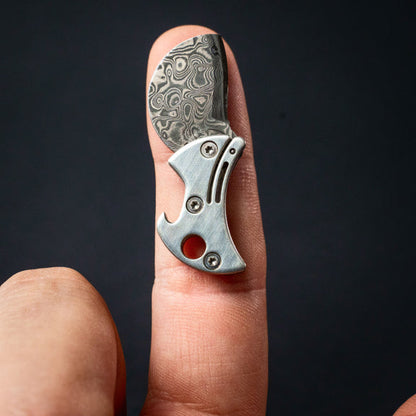 Compacte flesopener van titanium & EDC-snijder
