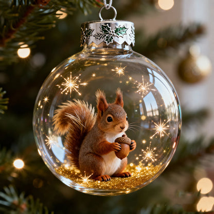 🔥🔥Laatste dag 49% korting - 2026 Wildlife Wonders Collection Kristallen Glazen Ornament