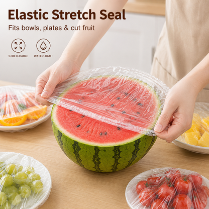 ✨ Vergeet die rommelige plastic folie — dek elke schaal binnen enkele seconden af! 🍽️💚