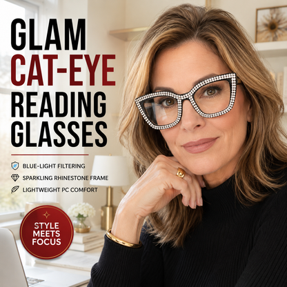 Cat Eye-leesbril met bescherming tegen blauw licht
