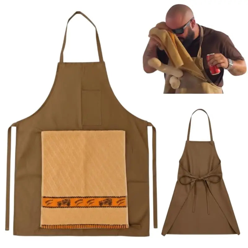 🔥 „Chef-kok“-schort — Het barbecuecadeau dat niemand ziet aankomen