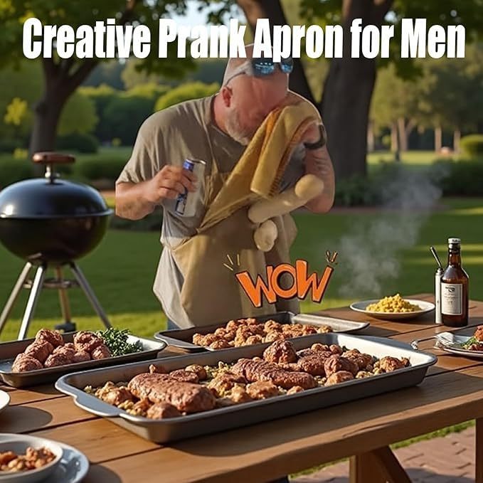 🔥 „Chef-kok“-schort — Het barbecuecadeau dat niemand ziet aankomen