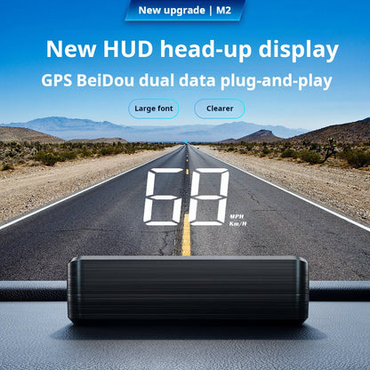 Head-Up Display (HUD) – GPS för bilen med digital hastighetsmätare