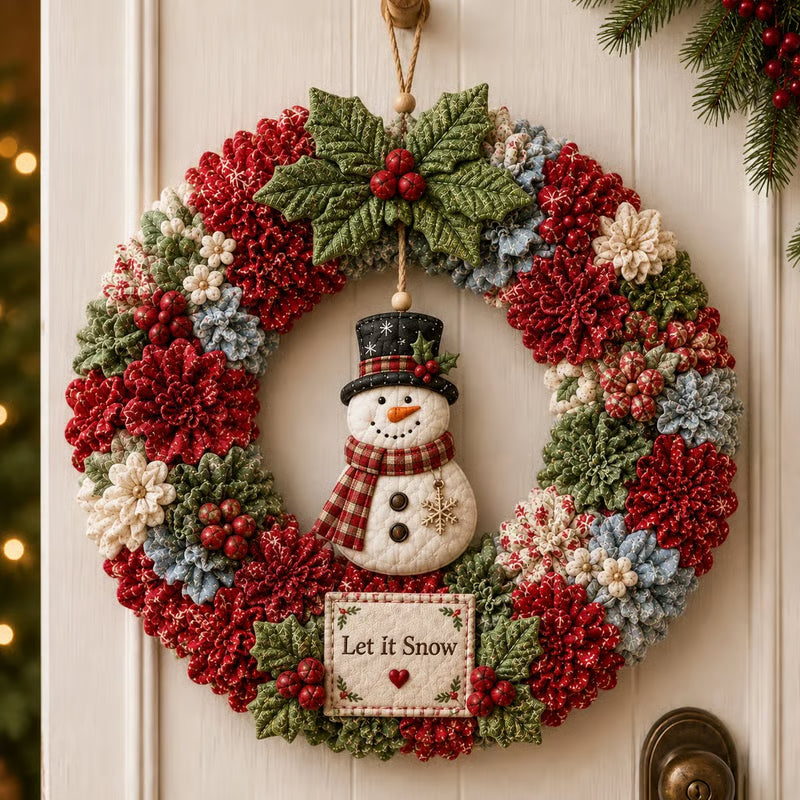 🏆Tijdelijke aanbieding: 49% KORTING🎁🎄 DIY-set voor een 3D-krans van stof