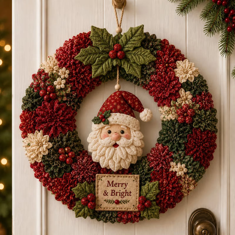 🏆Tijdelijke aanbieding: 49% KORTING🎁🎄 DIY-set voor een 3D-krans van stof