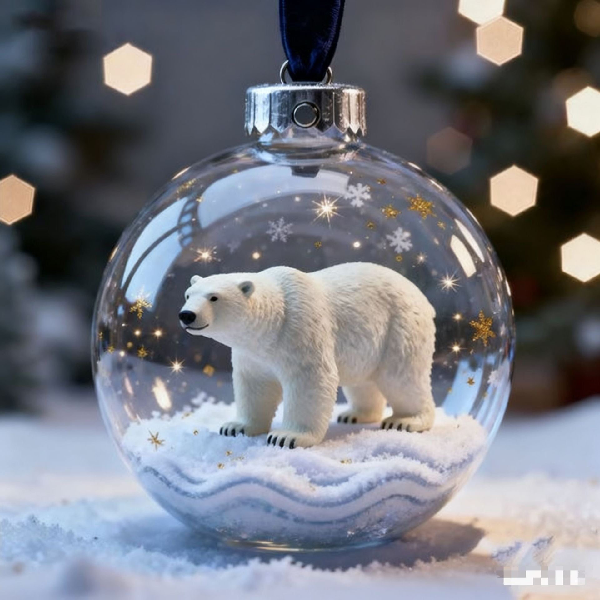 🔥🔥Laatste dag 49% korting - 2026 Wildlife Wonders Collection Kristallen Glazen Ornament