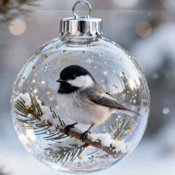 🔥🔥Laatste dag 49% korting - 2026 Wildlife Wonders Collection Kristallen Glazen Ornament