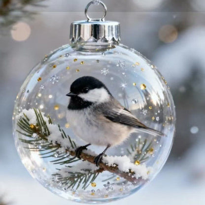 🔥🔥Laatste dag 49% korting - 2026 Wildlife Wonders Collection Kristallen Glazen Ornament