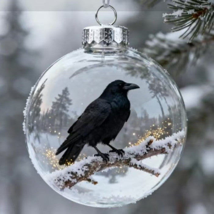 🔥🔥Laatste dag 49% korting - 2026 Wildlife Wonders Collection Kristallen Glazen Ornament
