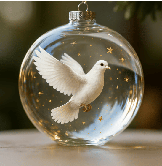 🔥🔥Laatste dag 49% korting - 2026 Wildlife Wonders Collection Kristallen Glazen Ornament