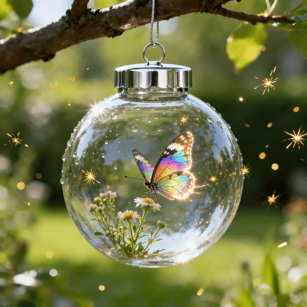 🔥🔥Laatste dag 49% korting - 2026 Wildlife Wonders Collection Kristallen Glazen Ornament