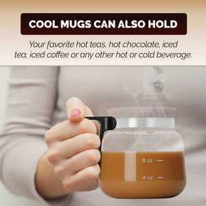 💕49% KORTING💖☕ 16 Oz Glazen Koffiemok – Koffiepot Stijl