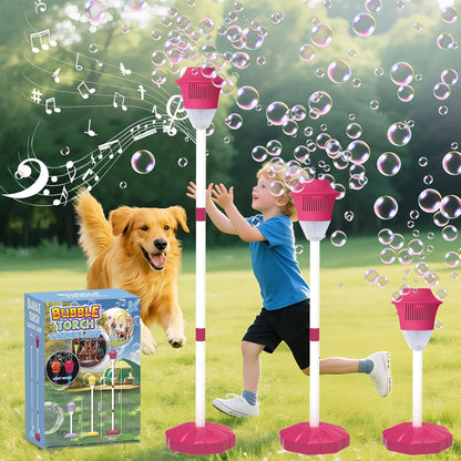 🏆 Nr. 1 in de bestsellerlijst – 🫧 Automatische staande zeepbellenmachine – Tover binnen enkele seconden een magische regen van zeepbellen tevoorschijn✨