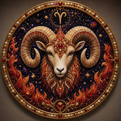 🔥 Maak Je Eigen Hemelse Meesterwerk — 12 Sterrenbeelden Parelkunst DIY Kit ♈🌙