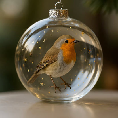 🔥🔥Laatste dag 49% korting - 2026 Wildlife Wonders Collection Kristallen Glazen Ornament