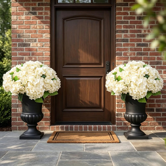 🌼Kunstige hortensia's voor buiten – UV-bestendig, waterdicht en windbestendig💐🌸
