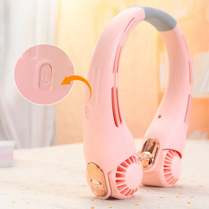 🥳2026 GROTE UITVERKOOP🥳💞Meer dan 50.000 verkocht!🍃💨 50 % KORTING! Halsventilator met airconditioning – Ultrastil, 360° draaibaar, 3 snelheden. Handsfree verkoeling, lange batterijduur. Een must-have voor de zomer! 😎🌬️