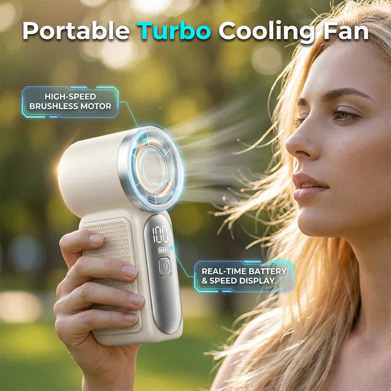 💨Draagbare, duurzame en handige kleine ventilator met hoge snelheid❄️