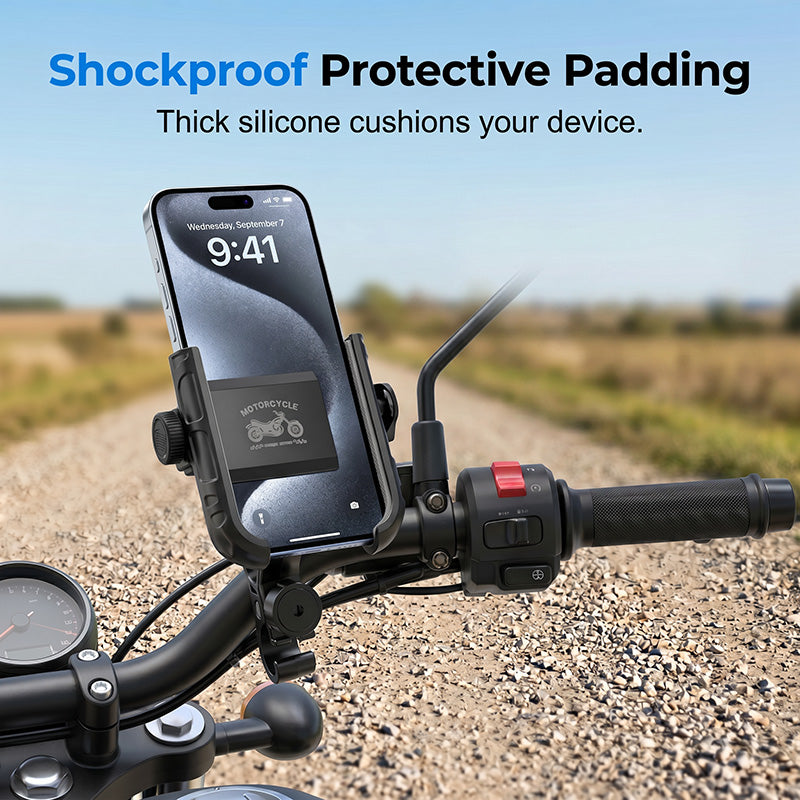 🎉 Uitverkoop 2026 — Meer dan 42.000 verkocht! 🚴‍♂️ Fiets-telefoonhouder met snelkoppeling – SecureLock & schokbestendige vulling