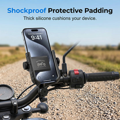 🎉 Uitverkoop 2026 — Meer dan 42.000 verkocht! 🚴‍♂️ Fiets-telefoonhouder met snelkoppeling – SecureLock & schokbestendige vulling