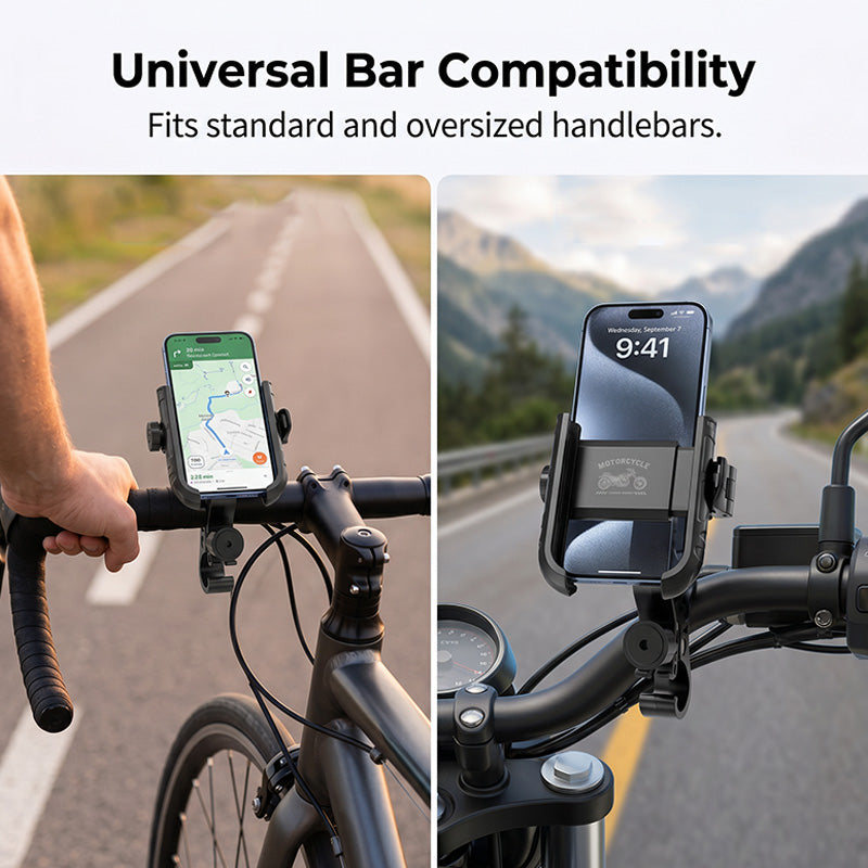 🎉 Uitverkoop 2026 — Meer dan 42.000 verkocht! 🚴‍♂️ Fiets-telefoonhouder met snelkoppeling – SecureLock & schokbestendige vulling