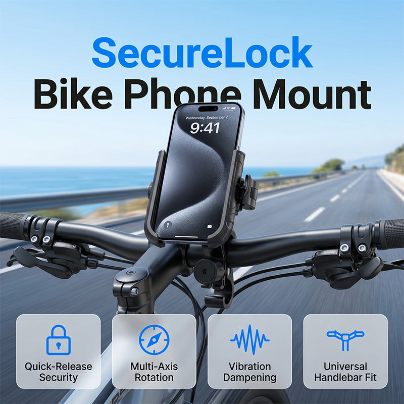 🎉 Uitverkoop 2026 — Meer dan 42.000 verkocht! 🚴‍♂️ Fiets-telefoonhouder met snelkoppeling – SecureLock & schokbestendige vulling