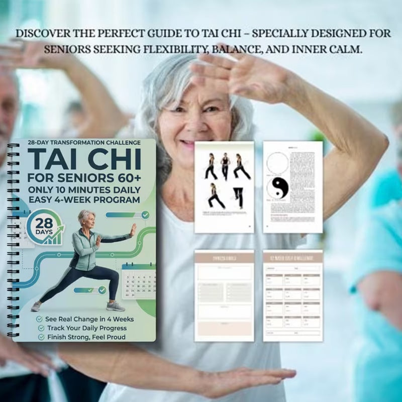 🧘 TIJDELIJKE AANBIEDING: 50% KORTING! ⚡ Tai Chi-oefenboek voor senioren en beginners – rustig, stap voor stap, gericht op welzijn ✨