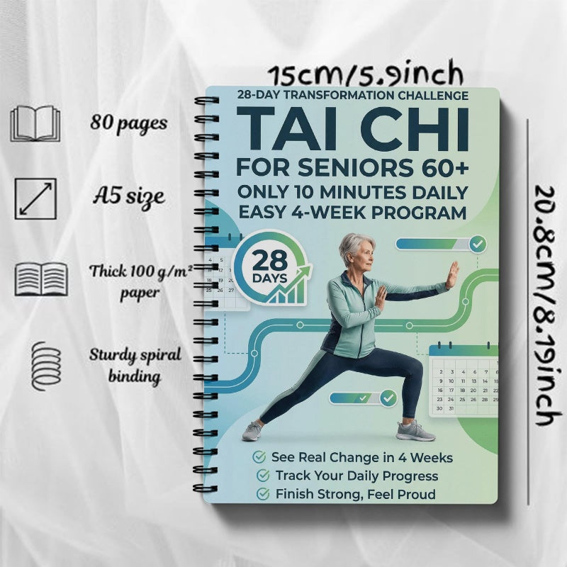 🧘 TIJDELIJKE AANBIEDING: 50% KORTING! ⚡ Tai Chi-oefenboek voor senioren en beginners – rustig, stap voor stap, gericht op welzijn ✨
